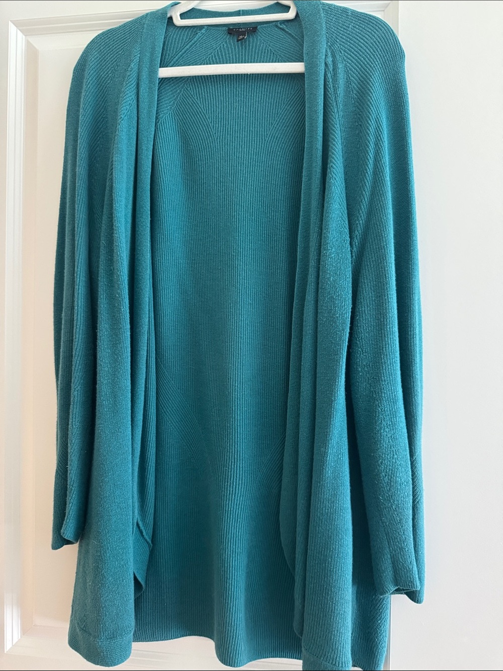 Talbots Teal Open-Front Women's Cardigan Sweater “Jacket”